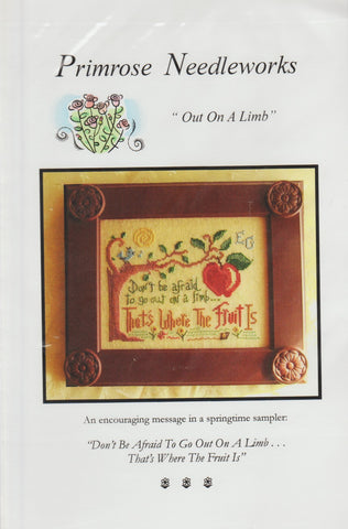 Primrose Needleworks Out On A Limb cross stitch pattern