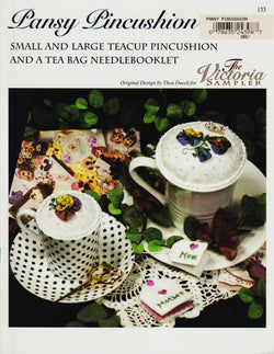 Victoria Sampler Pansy Pincushion VS133 cross stitch pattern