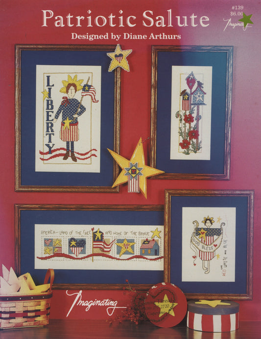 Imaginating Patriotic Salute 139 patriotic cross stitch pattern