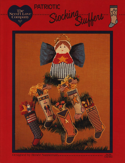 Need'l Love Patriotic Stocking Stuffers L32-SS2 cross stitch pattern