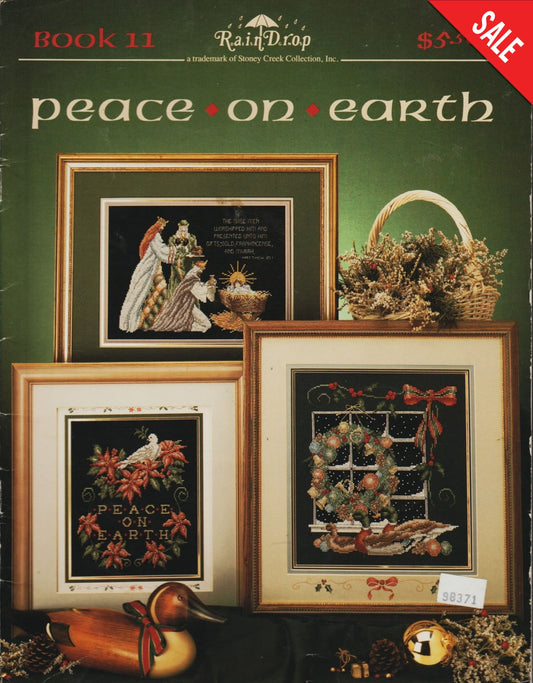 Stoney Creek Peace On Earth BK11 religious christmas cross stitch pattern