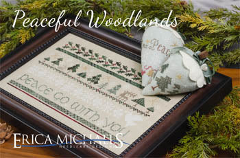 Erica Michaels Peaceful Woodlands cross stitch pattern
