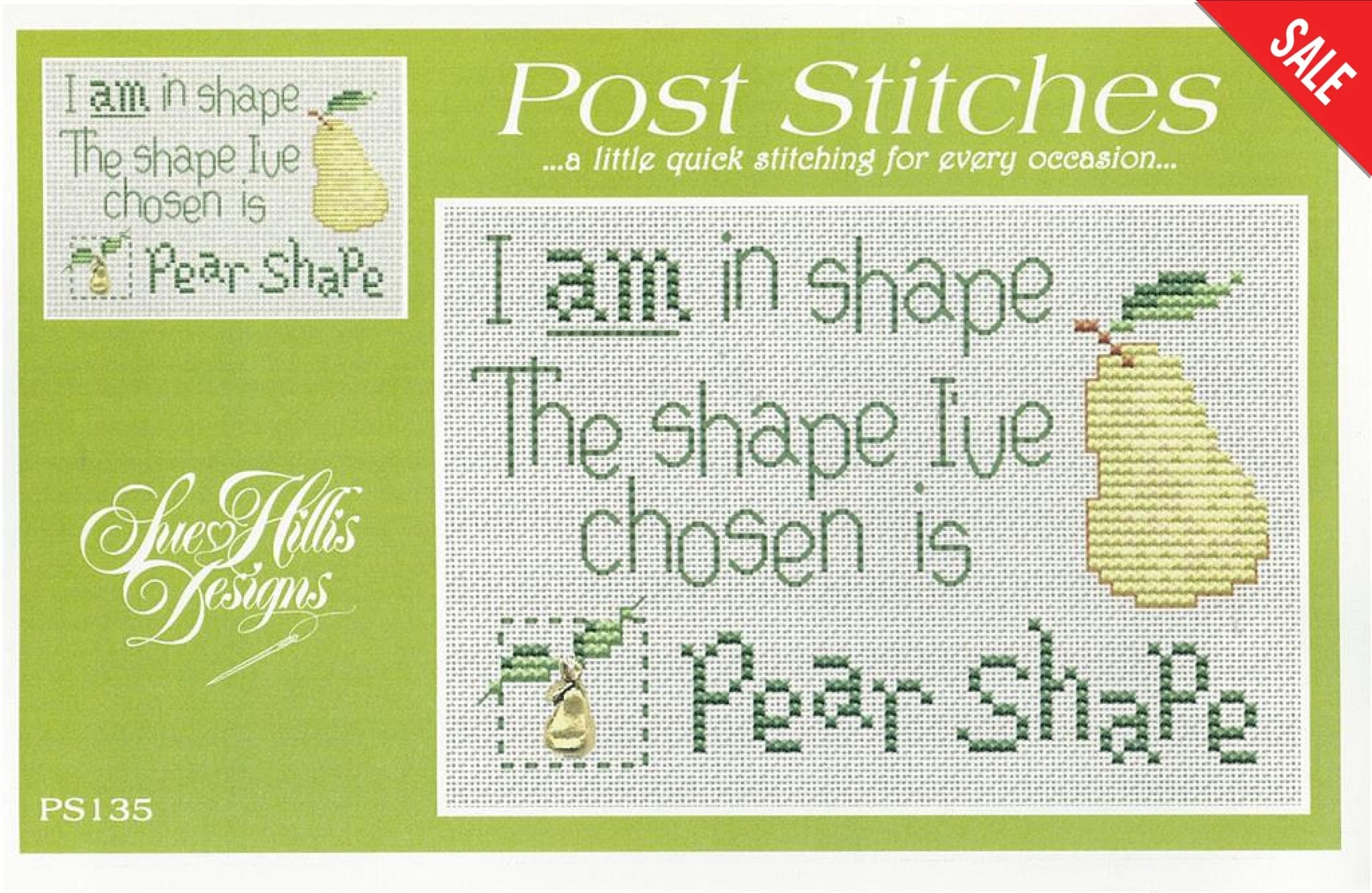 Sue Hillis Pear Shape PS135 cross stitch pattern