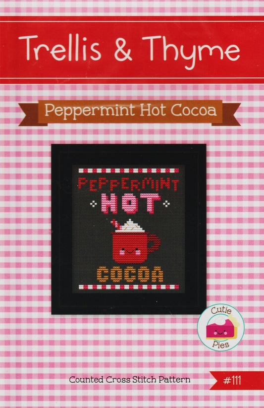 Trellis & Thyme Peppermint Hot Cocoa 111 cross stitch pattern