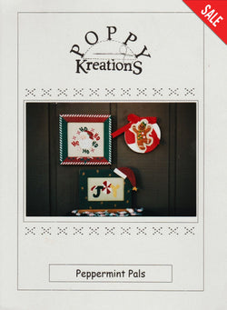 Poppy Kreations Peppermint Pals christmas cross stitch pattern