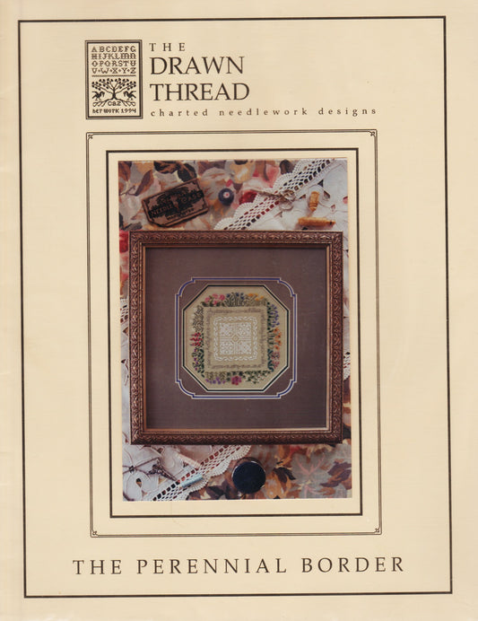 Drawn Thread The Perennial Border flower cross stitch pattern