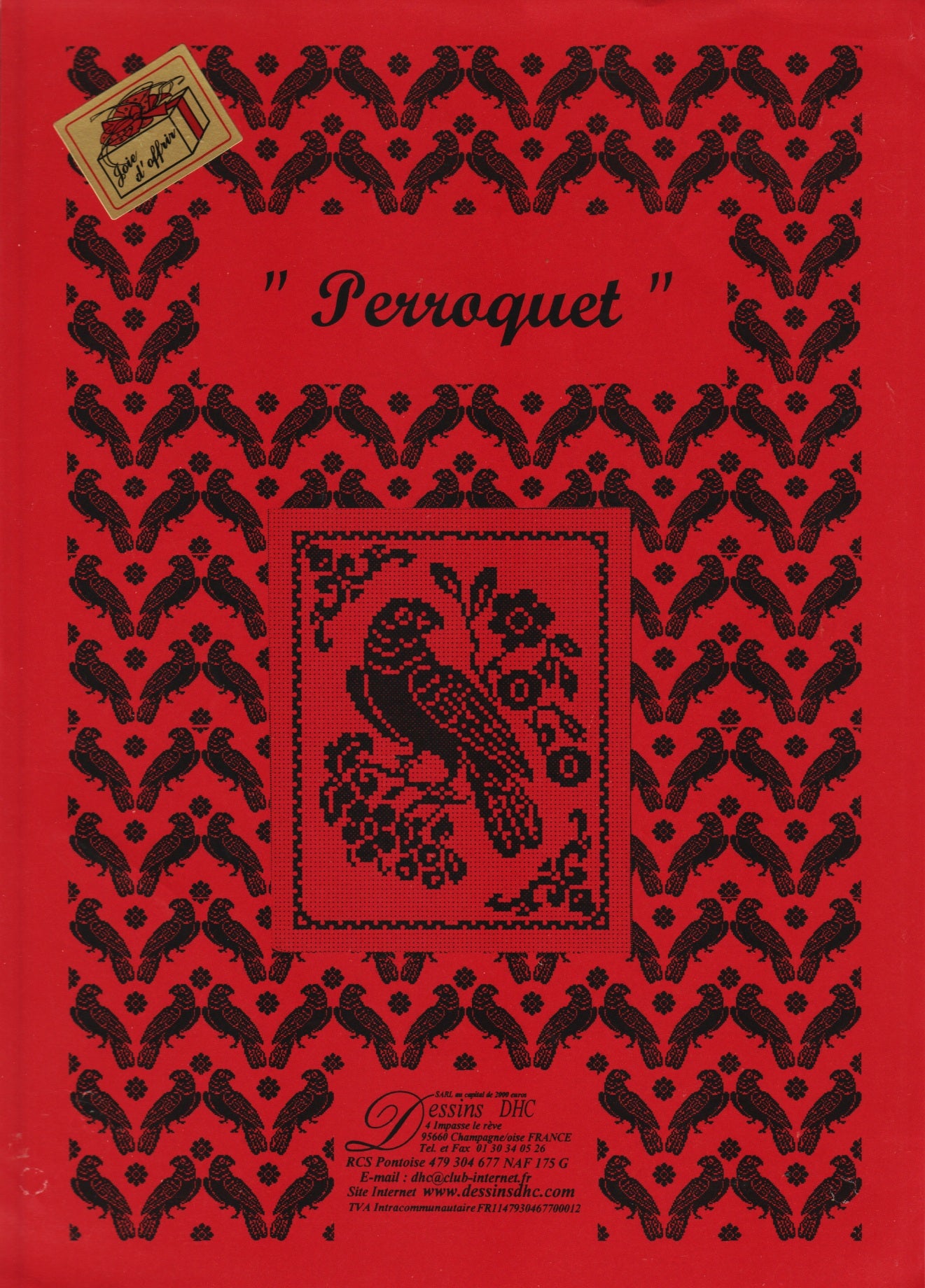 Dessins DHC Perroquet cross stitch pattern