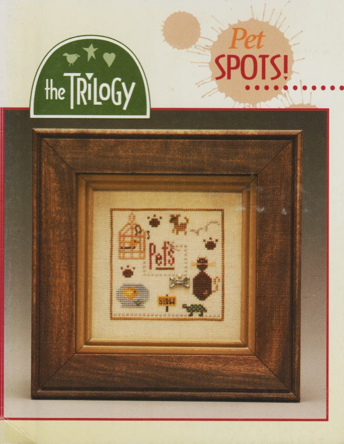 Trilogy Pet Spots cross stitch pattern