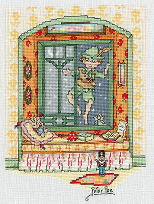 Imaginating Peter Pan cross stitch pattern