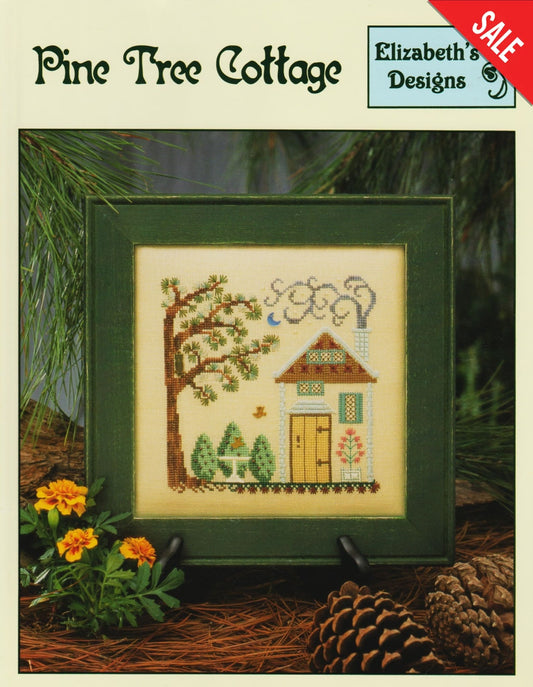 Elizabeth's Designs Pine Tree Cottage cross stitch pattern