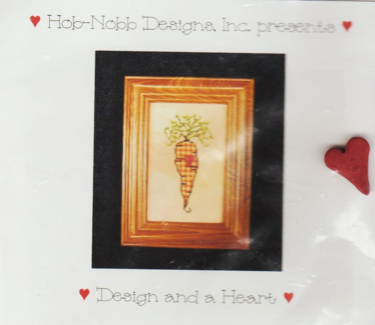 Hobb-Nobb Plaid Carrot cross stitch pattern