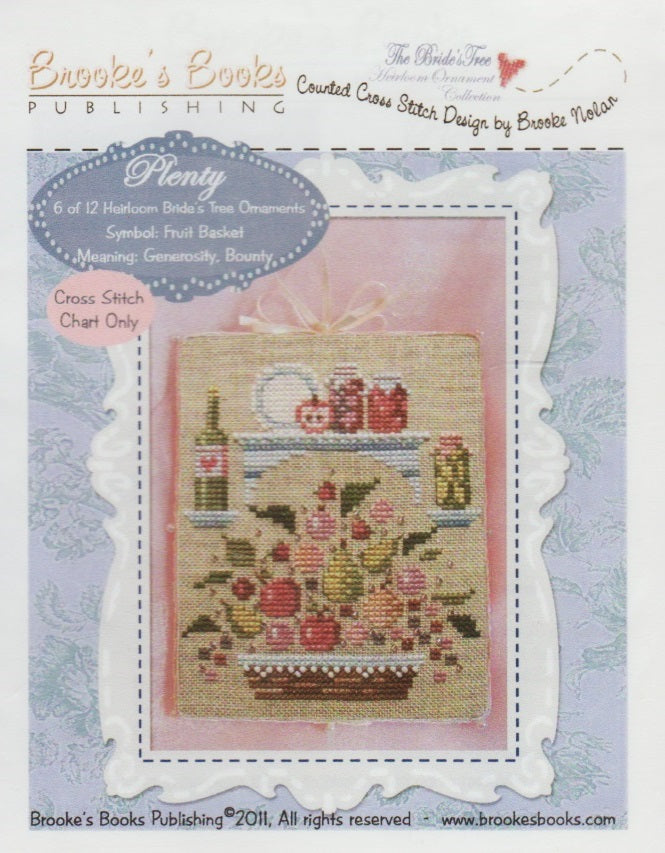 Brooke's Books Plenty Bride's Tree cross stitch pattern