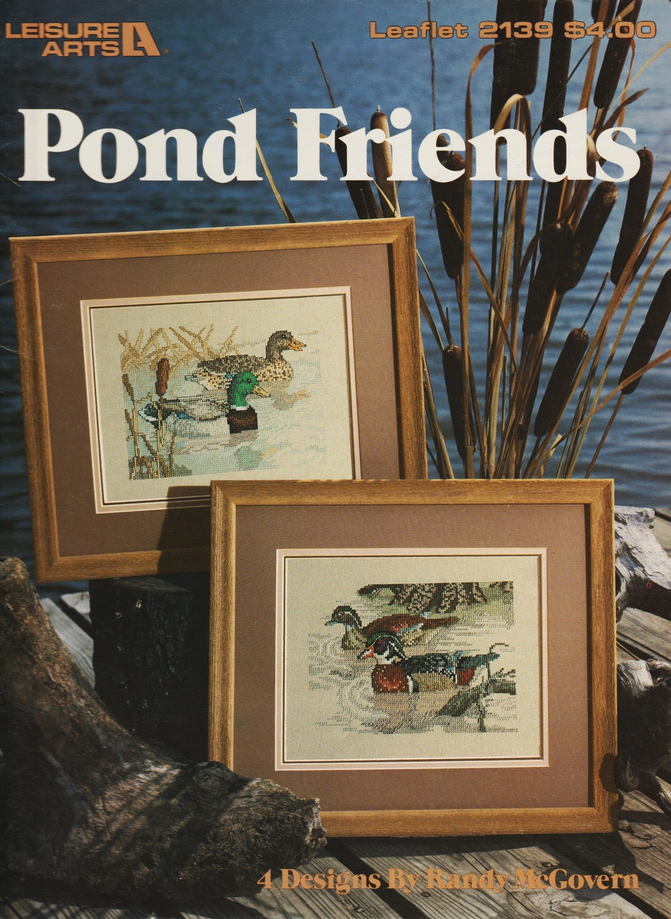 Leisure Arts Pond Friends 2139 ducks cross stitch pattern