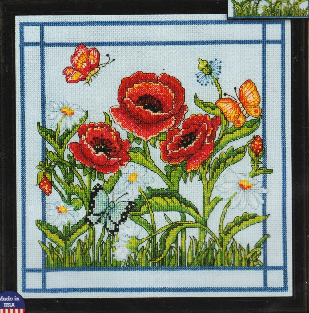 Design Works Poppies 2995 cross stitch kit