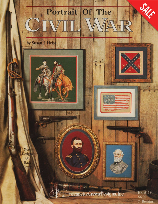 Jeanette Crews Designs Portrait Of The Civil War 119 cross stitch pattern