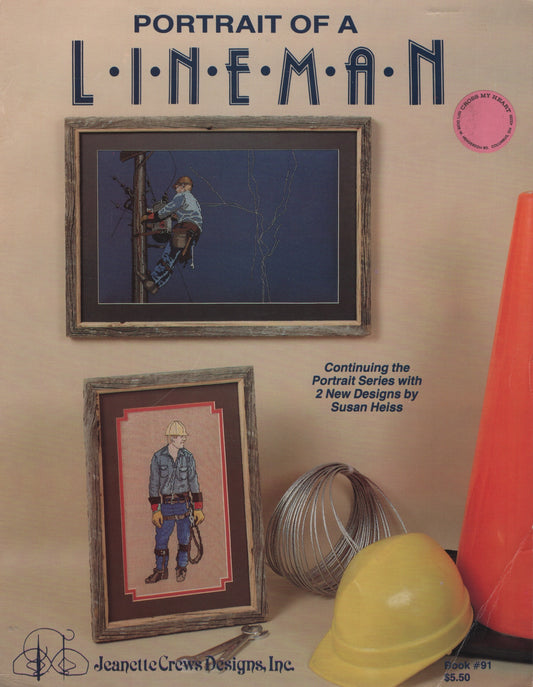 Jeanette Crews Portrait of a Lineman 91 cross stitch pattern