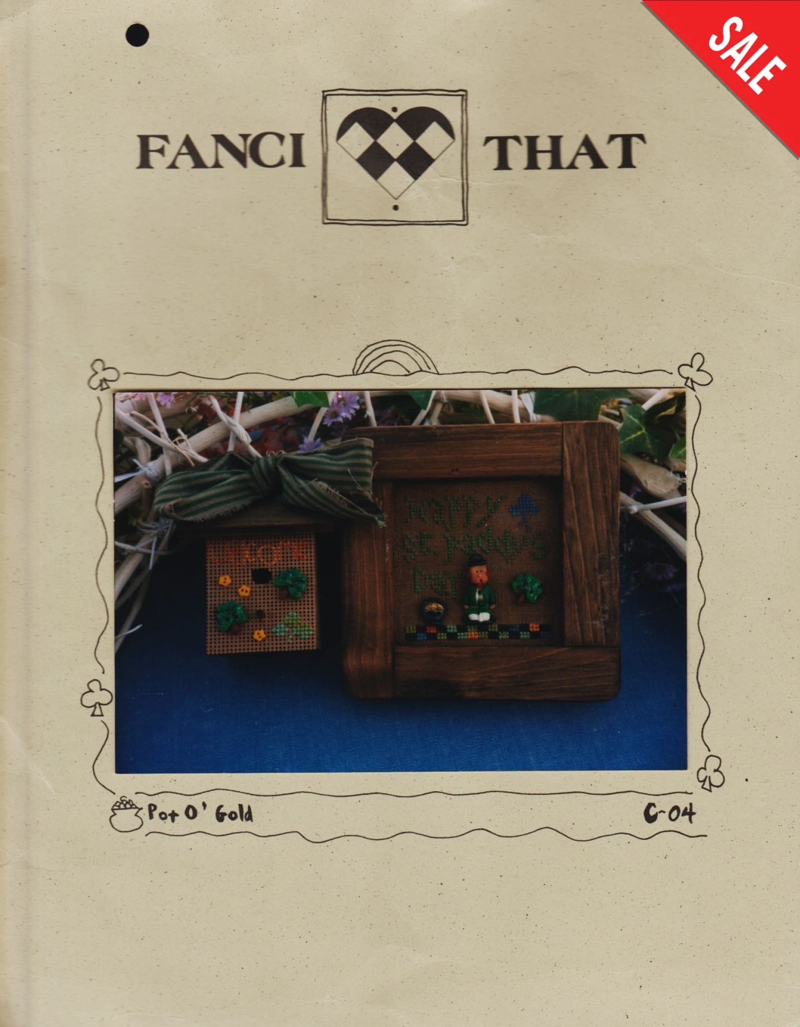 Fanci That Pot O' Gold C-04 cross stitch pattern