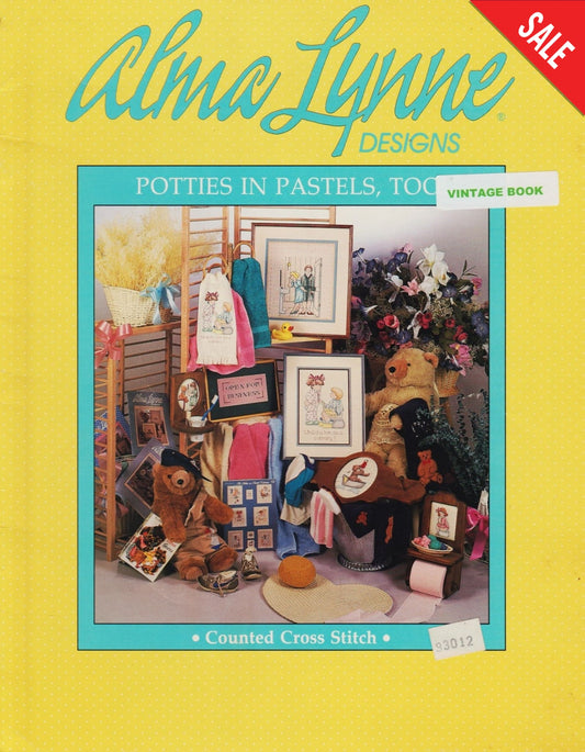 Alma Lynne Potties in Pastels Too! ALX-52 cross stitch pattern