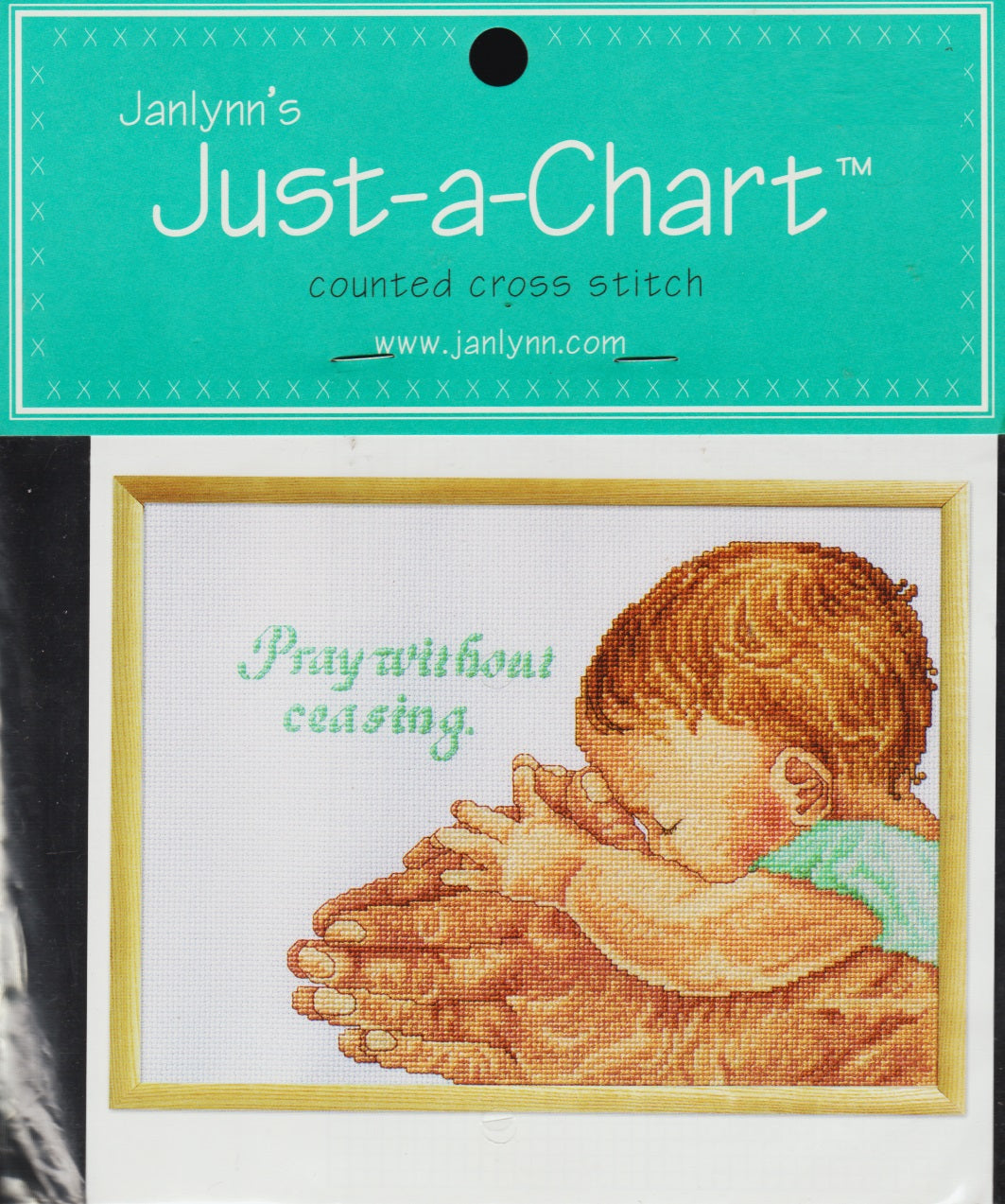 JanLynn Just-A-Chart Pray Without Ceasing 24-31 cross stitch pattern