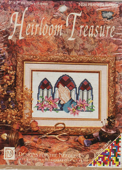 Designs For The Needle Praying Hands 5236 religious cross stitch kit