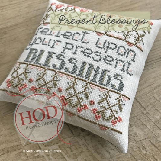 Hands On Design Present Blessings cross stitch pattern