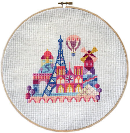 Satsuma Street Pretty Little Paris cross stitch pattern