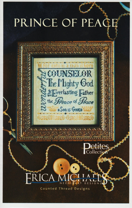 Erica Michaels Prince of Peace cross stitch pattern