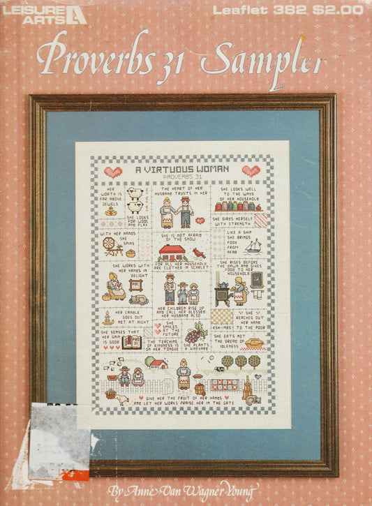 Leisure Arts Proverbs 31 Sampler 382 cross stitch pattern