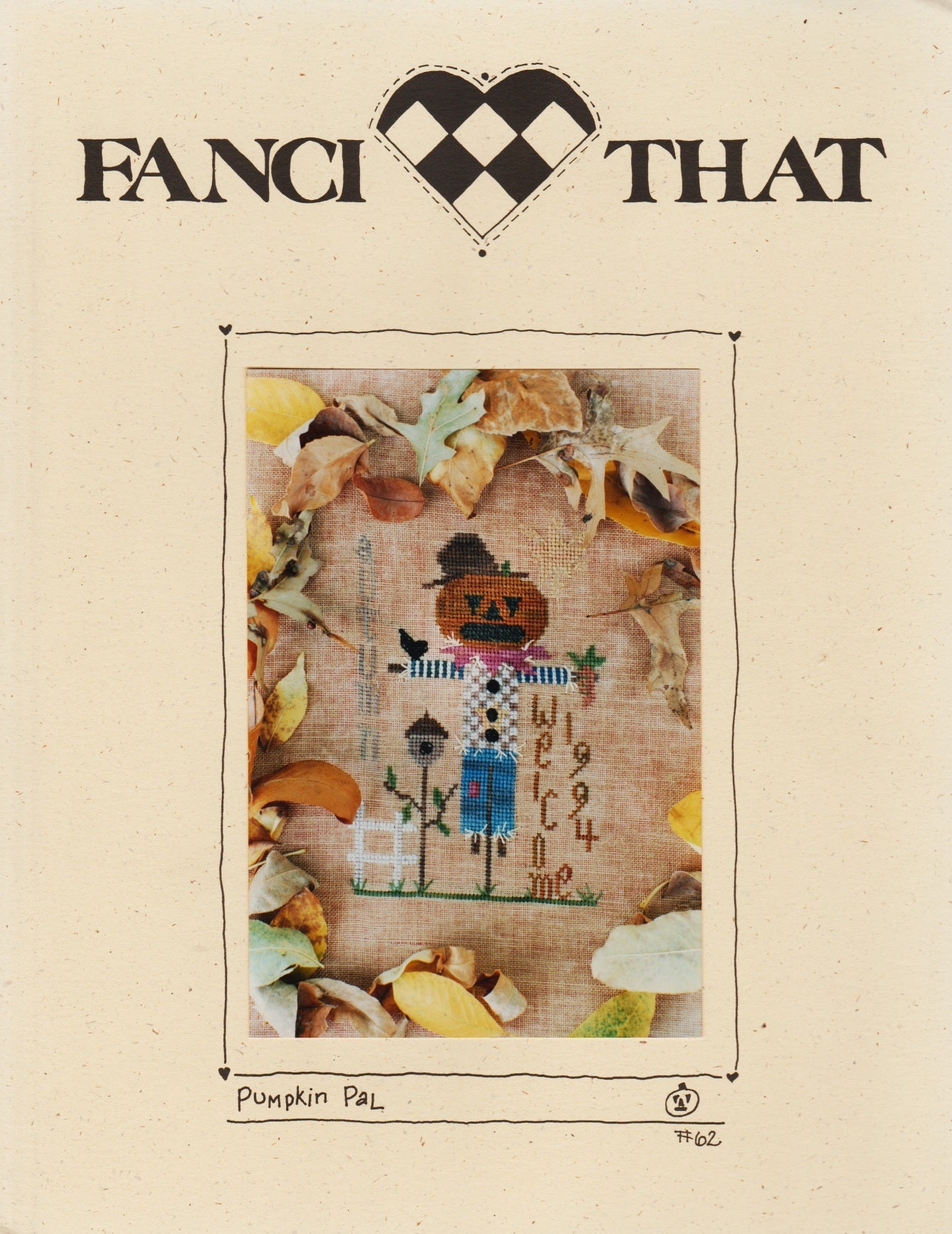 Fanci That Pumpkin Pal 62 cross stitch pattern