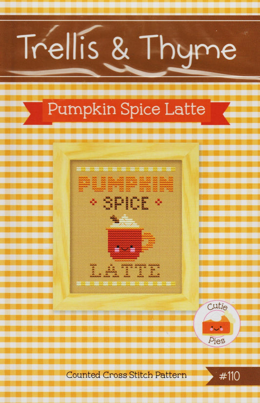Trellis & Thyme Pumpkin Spice Latte 110 cross stitch pattern
