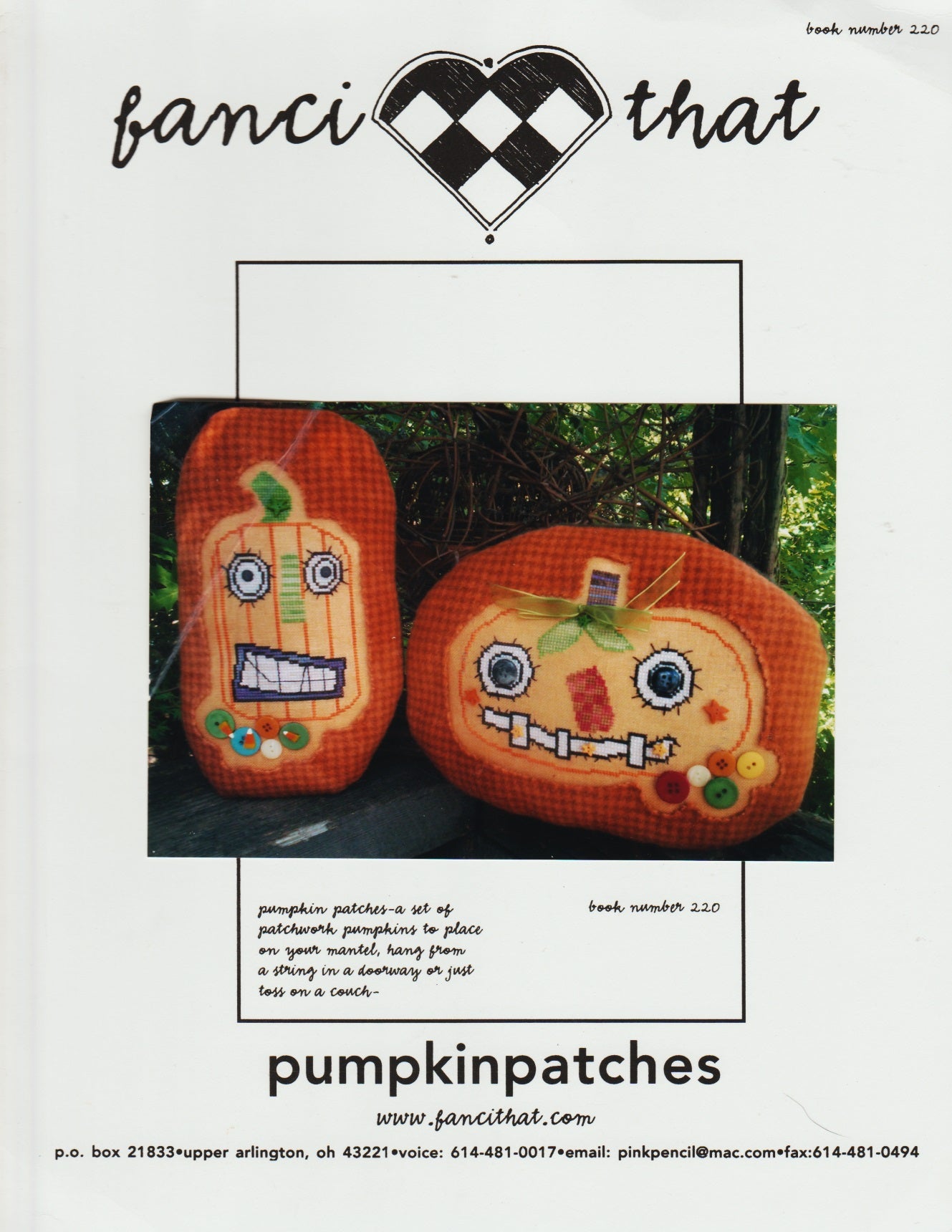 Fanci That Pumpkinpatches 220 cross stitch pattern