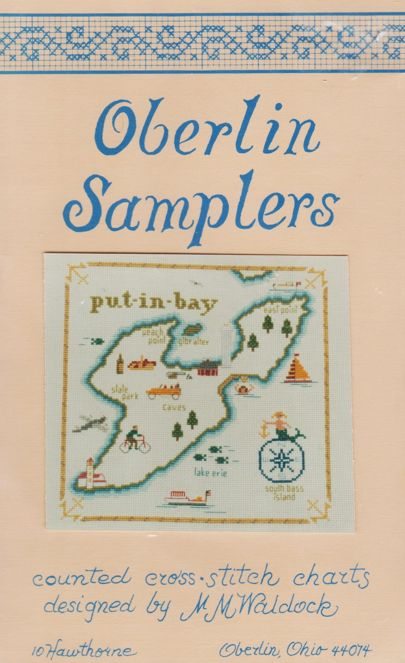 Oberlin Put-in-bay cross stitch pattern