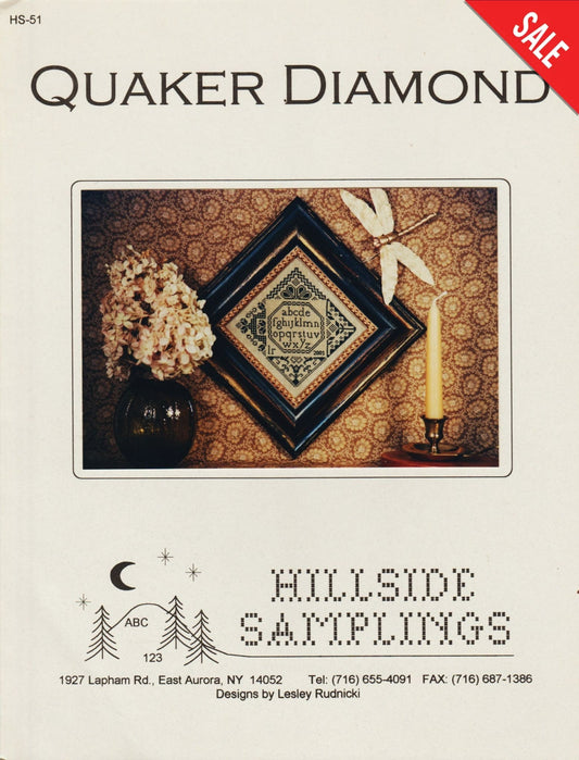 Hillside Samplings Quaker Diamond HS-51 cross stitch pattern