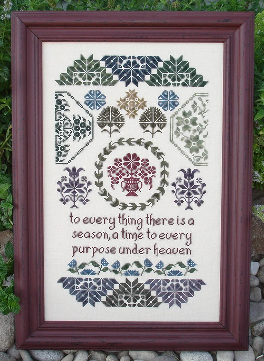 My Big Toe Quaker Seasons BT-76 cross stitch pattern