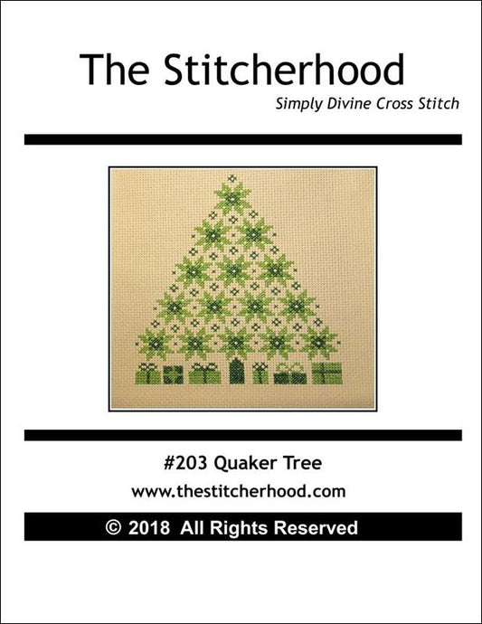 The Stitcherhood Quaker Tree 203 christmas cross stitch pattern