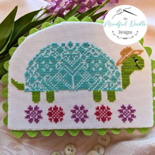 Mindful Needle Quaker Turtle MN-043 cross stitch pattern