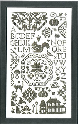 Jardin Prive Quaker de l'Automne cross stitch pattern