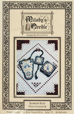 Milady's Needle Quakers Rule Accoutrements cross stitch pattern