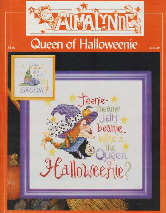 Alma Lynne Queen of Halloweenie ALD-12 cross stitch pattern