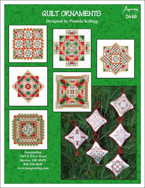 Imaginating Quilt Ornaments 2640 cross stitch pattern