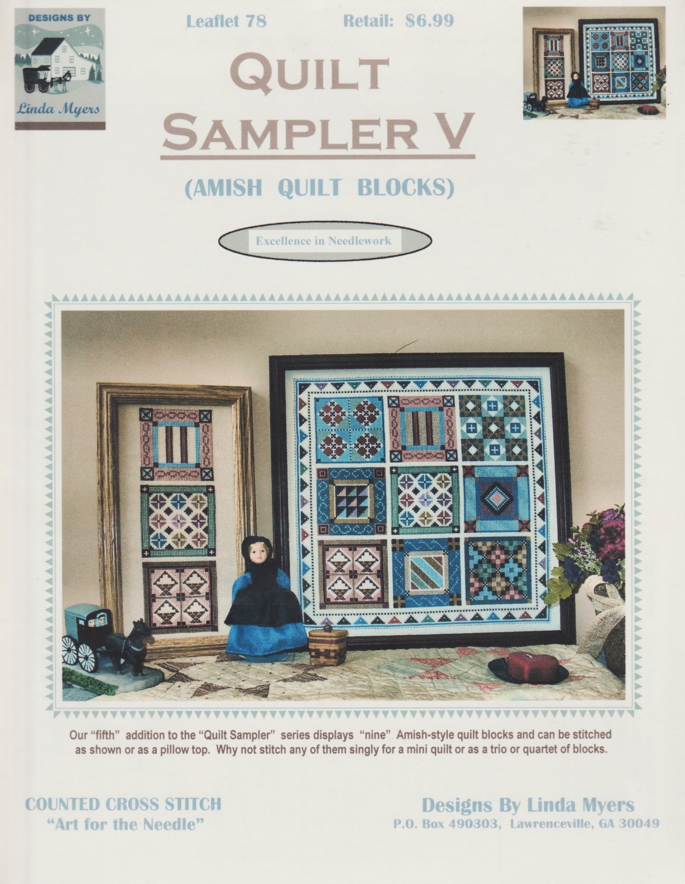 Linda Myers Quilt Sampler V 78 cross stitch pattern
