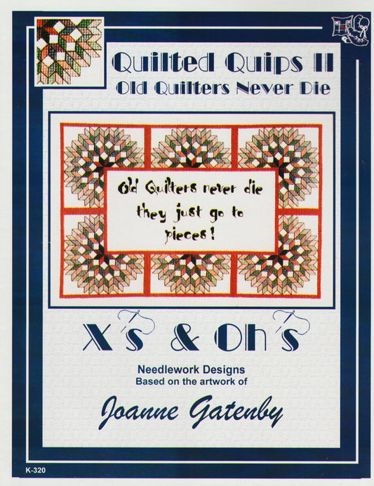 X's & Oh's Quilted Quips II K-320 cross stitch pattern