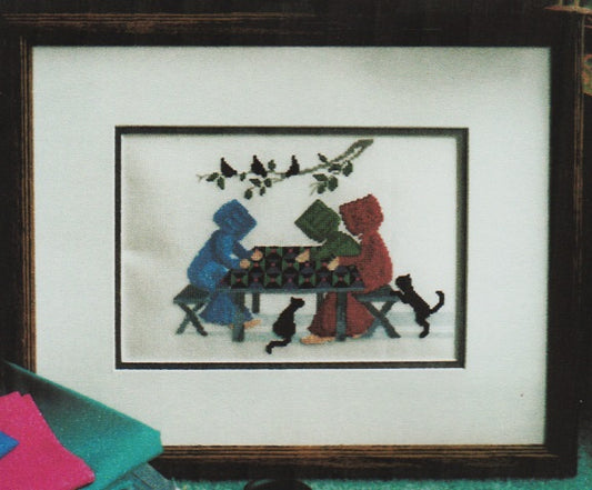 Diane Graebner Quiltin' Buddies DGX-097 Amish cross stitch pattern