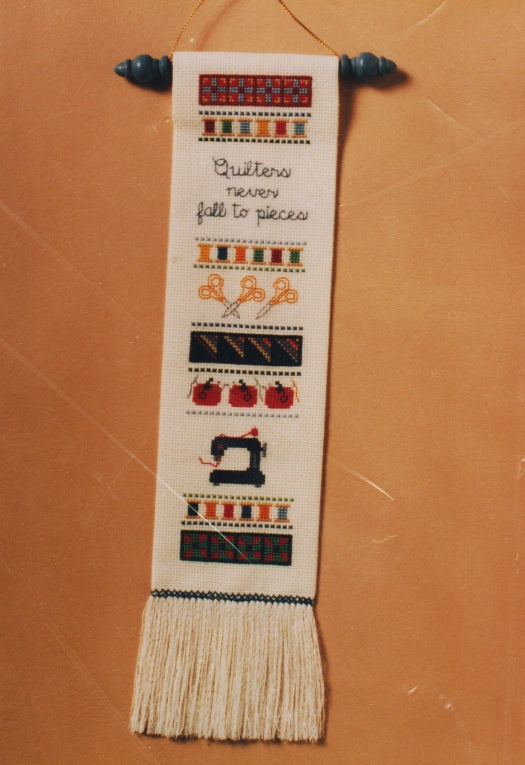 Creative Moments Quilting Banner cross stitch pattern