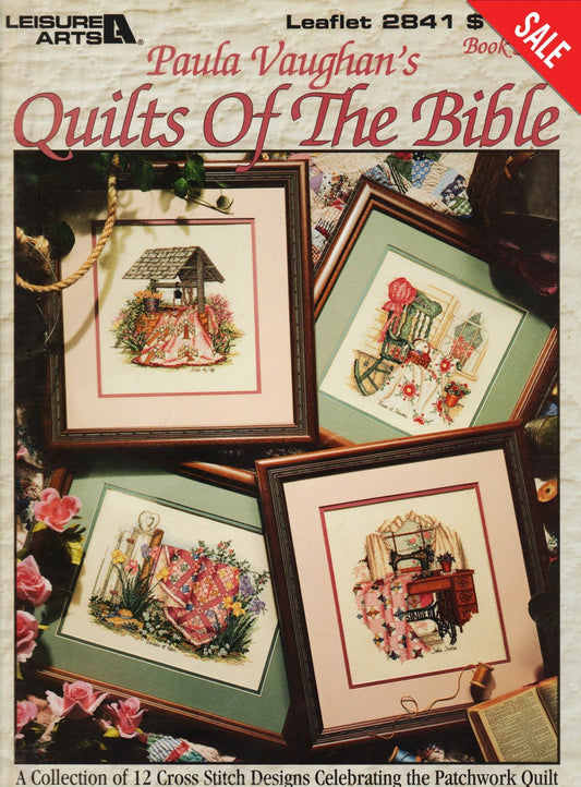 Leisure Arts Quilts Of the Bible Paula Vaughan 60 2841 cross stitch pattern