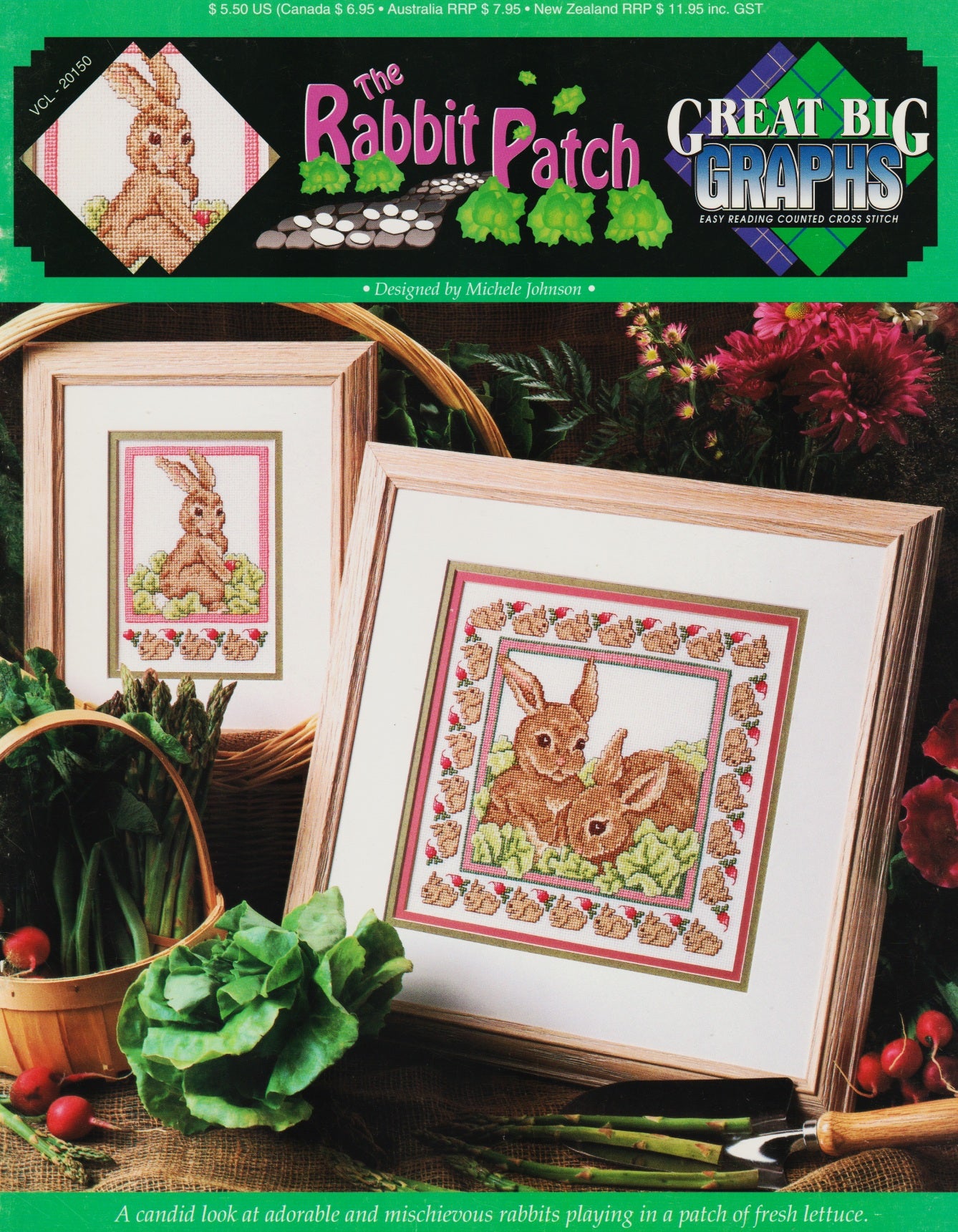 Great Big Graphs Rabbit Patch VCL-20150 cross stitch pattern