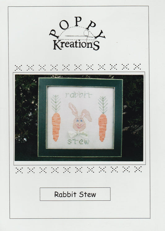Poppy Kreations Rabbit Stew cross stitch pattern
