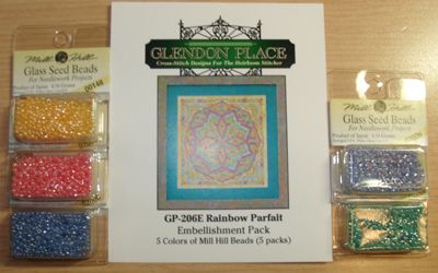 Glendon Place Rainbow Parfait GP-206 embellishment pack