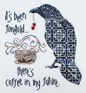 MarNic Raven 2023-04 cross stitch pattern