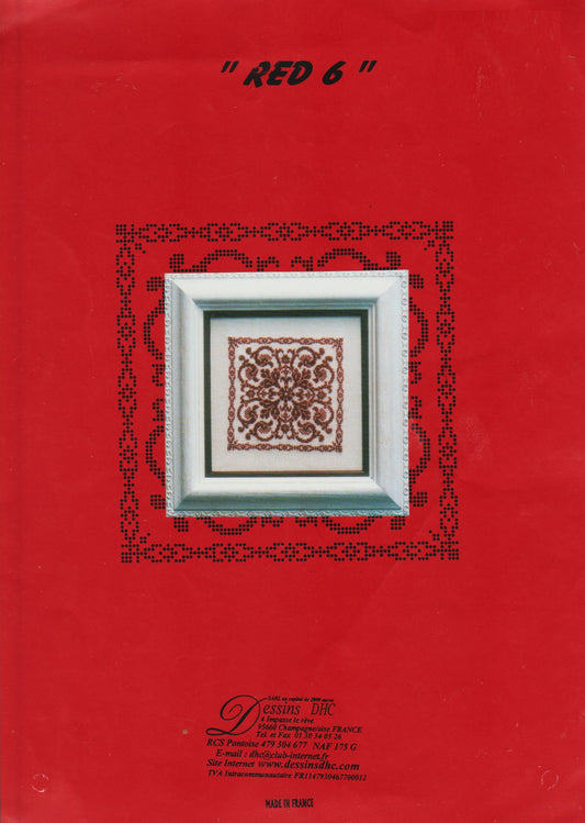 Dessins DHC Red 6 cross stitch pattern